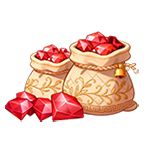 2500 Red Diamonds