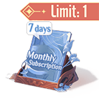 Monthly Card 7 days