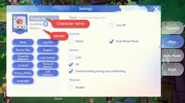 How to check Ragnarok Origin: ROO（SEA） ID