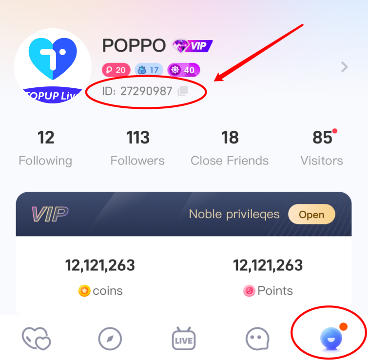 如何檢查Poppo LiveID