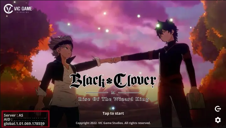 How to check Black Clover M ID