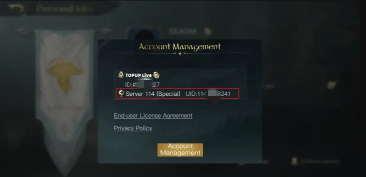 How to check The Lord of the Rings Rise to War ID