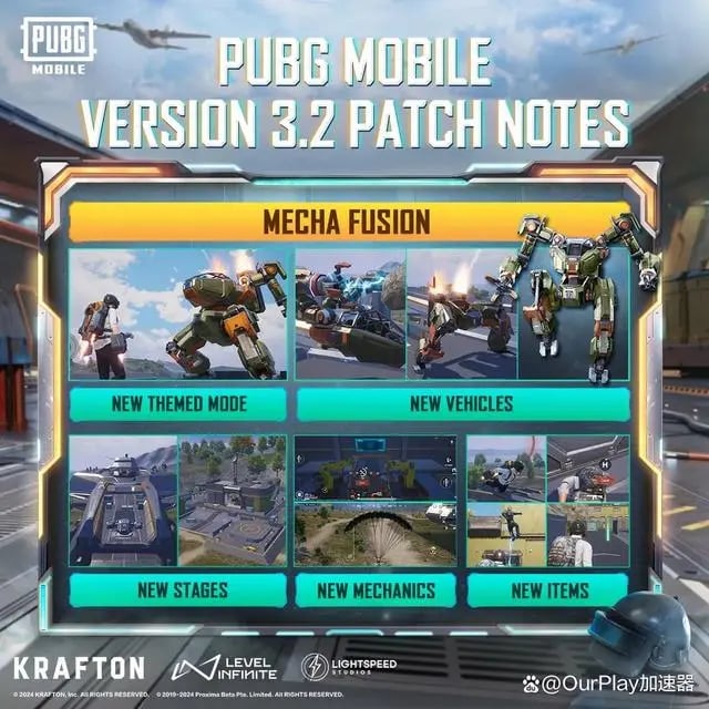 PUBG MOBILE 3.2版本更新公告
