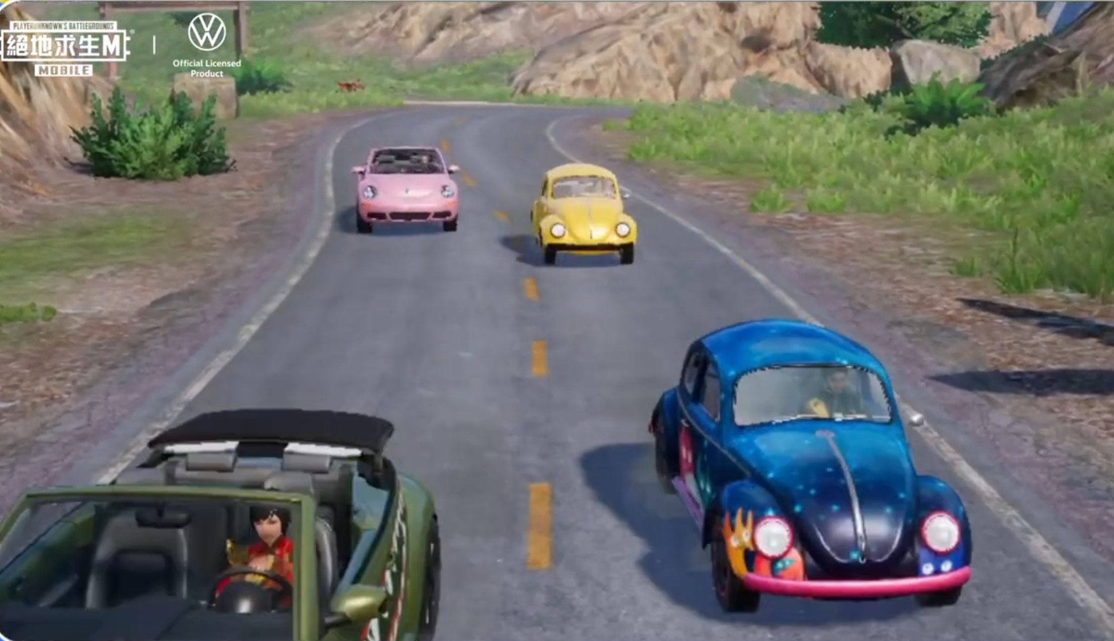 PUBG MOBILE X Volkswagen联动来啦！
