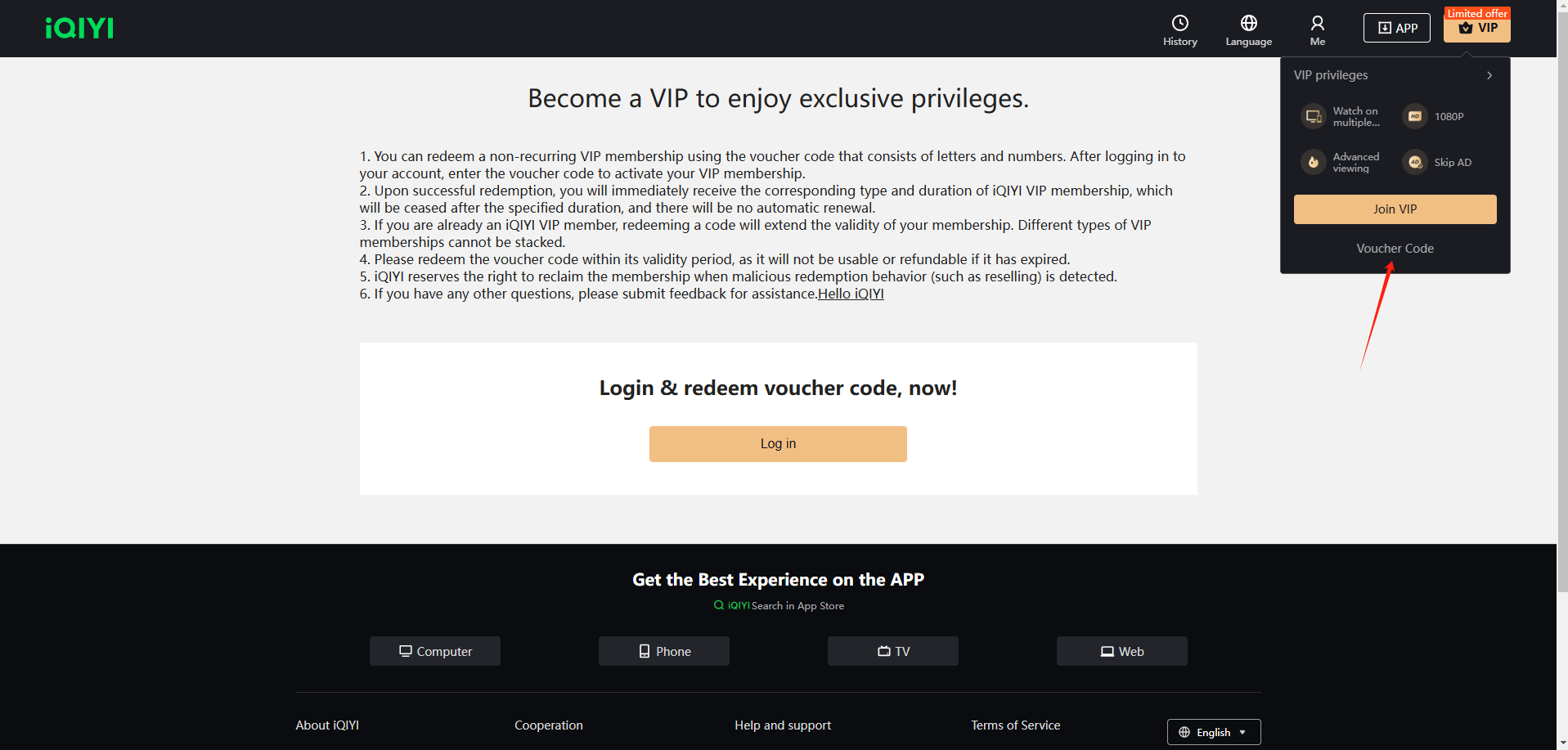 How to check iQIYI Standard VIP ID