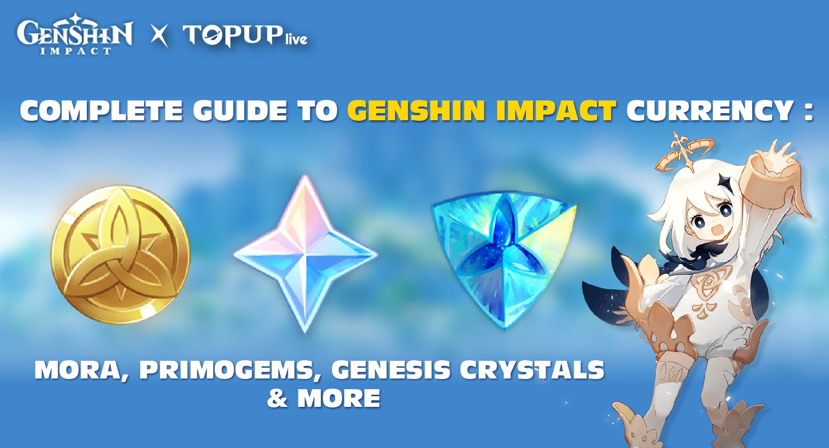 Ghid complet pentru moneda Genshin Impact: Mora, Primogems, Genesis Crystals și altele