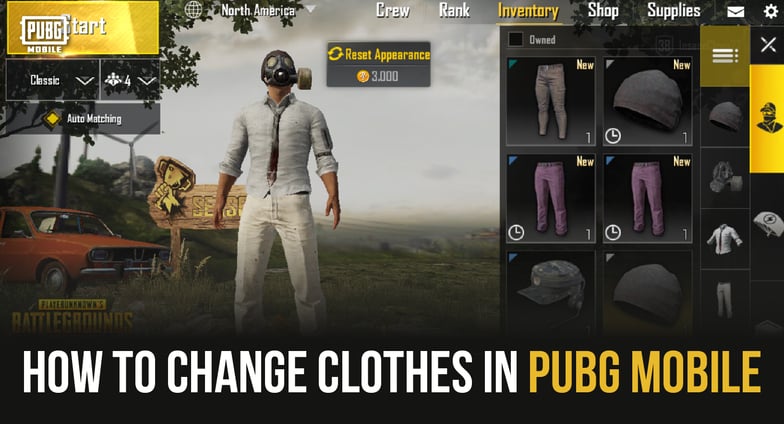 PUBG国际服切换服装攻略