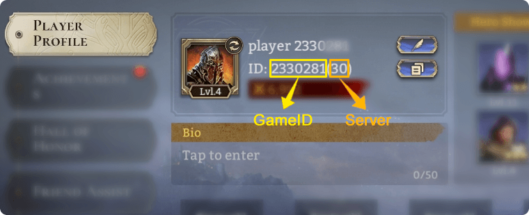 How to check Watcher of Realms ID
