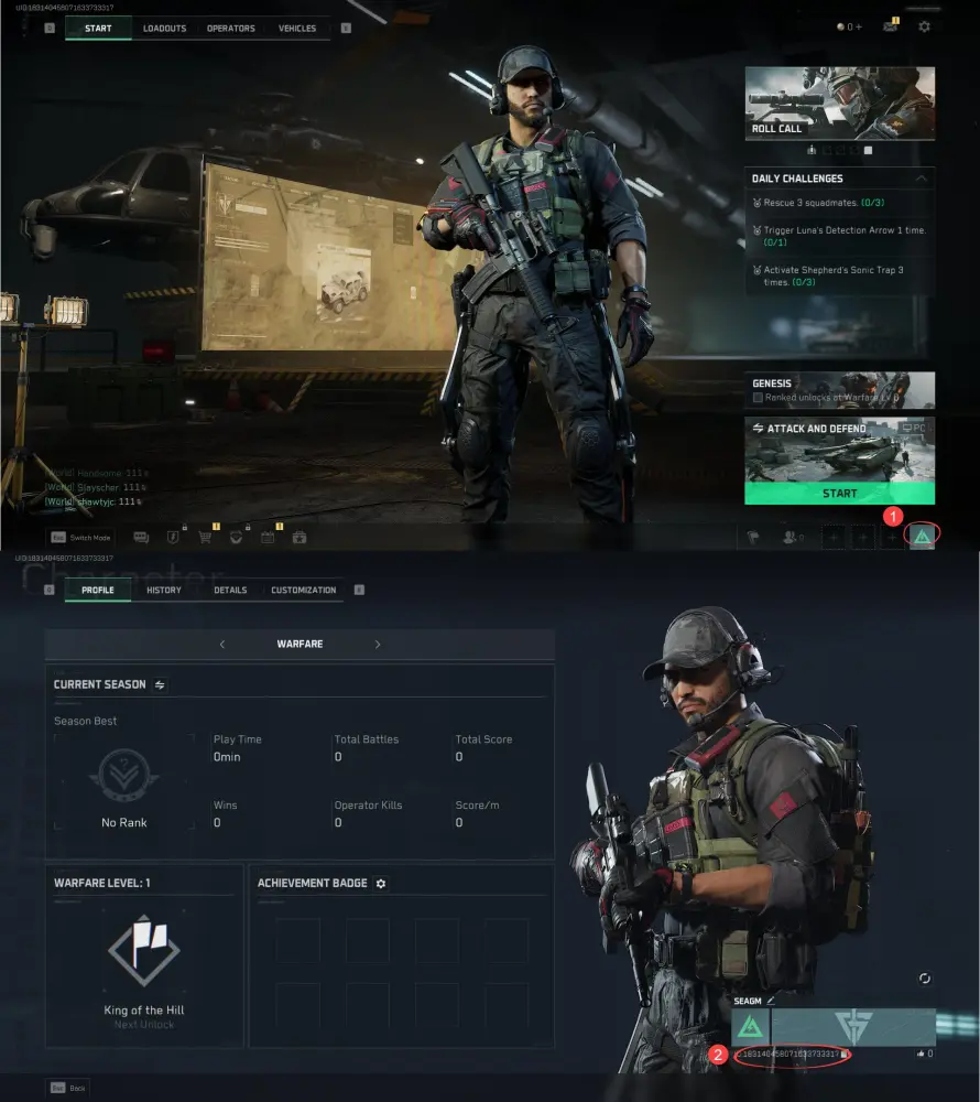 How to check Garena Delta Force SEA ID