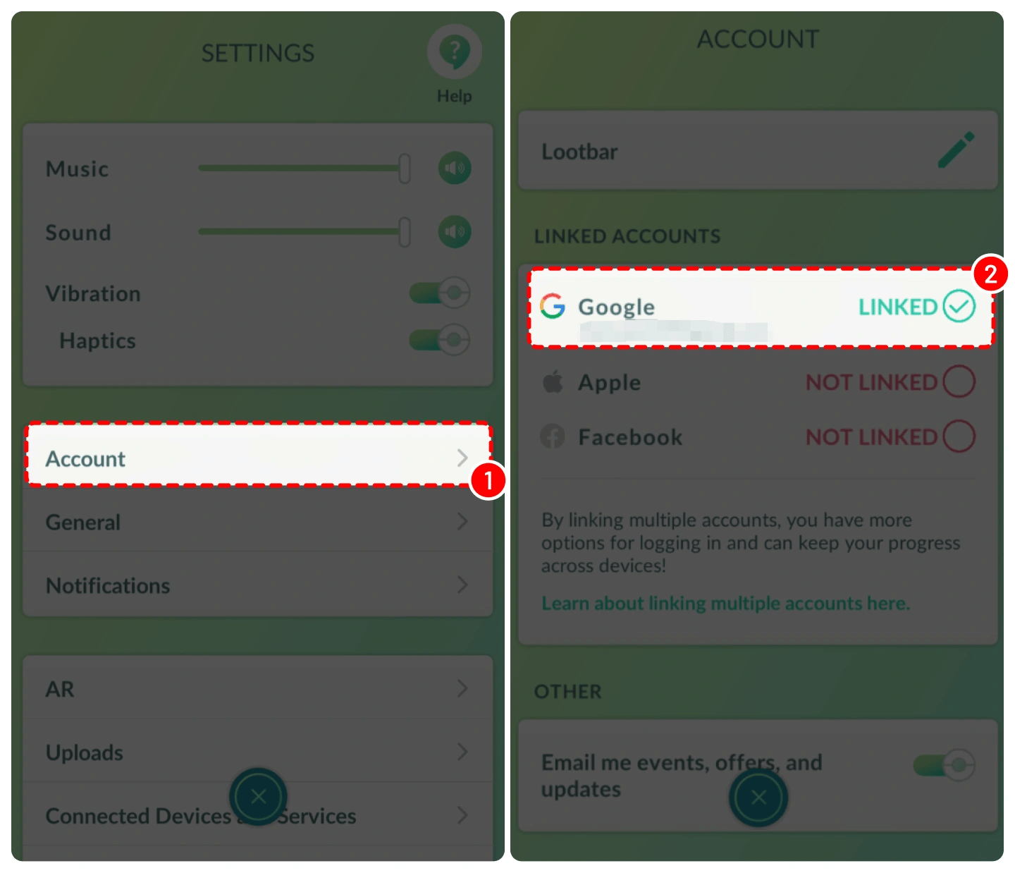How to check Pokémon Go ID