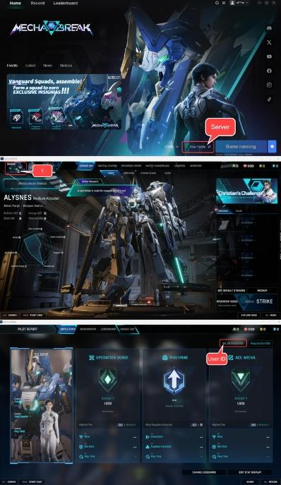 Cara menyemak ID Mecha Break.
