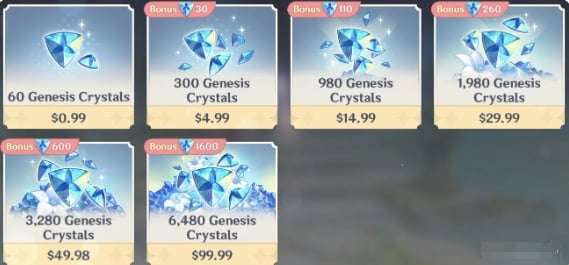 Сколько кристаллов Genesis стоит 100 долларов?