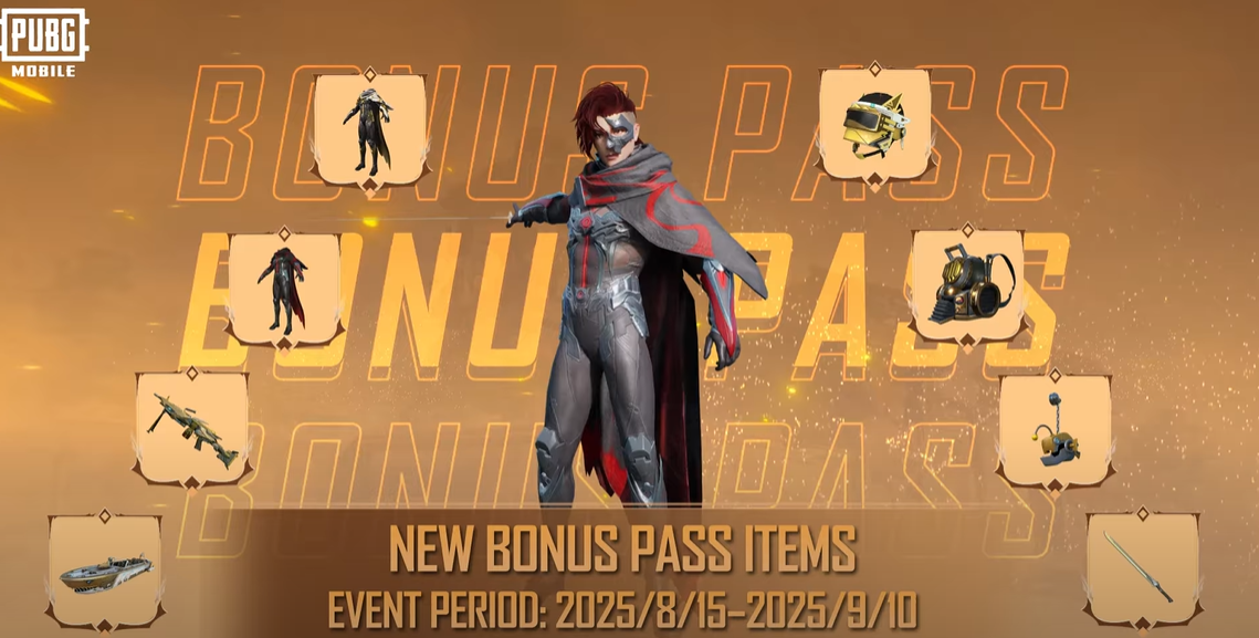 PUBG MOBILE New Bonus Pass Available Now: Brand New Rewards and Weapons!