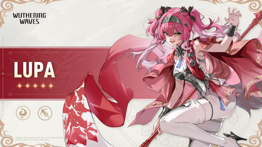 Wuthering Waves 2.7 Lupa Best Build: Weapon, Echoes, Materials & Teams