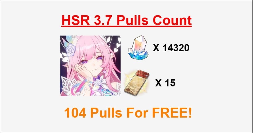 How Many Pulls in HSR 3.7? Up To 104 Pulls For FREE!
