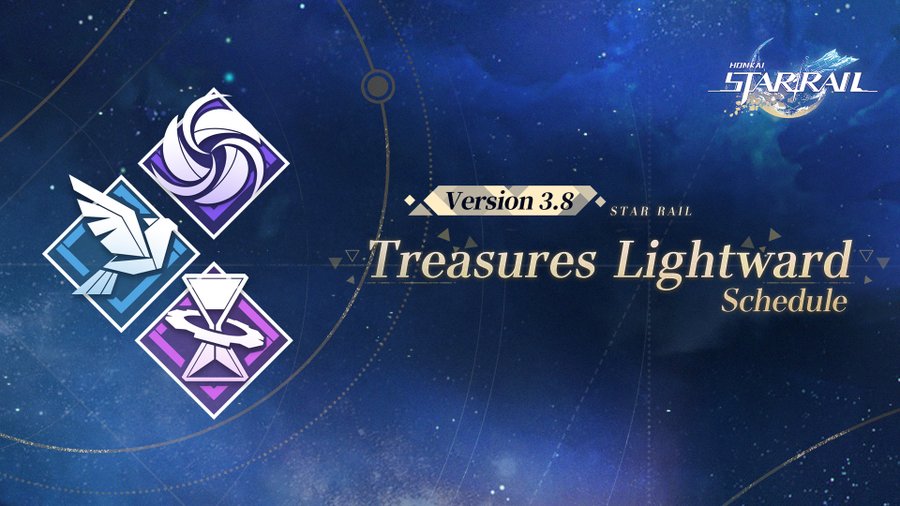 HSR 3.8 Treasures Lightward Schedule