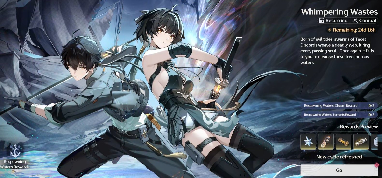 WuWa 3.0 Whimpering Wastes: Golden Tokens, Buff, Rewards, Resistances & Team Comps