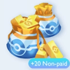Poké Gold x100 + 20