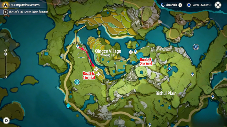 Genshin Impact Glaze Lily Farming Guide: Best Routes for Zi Bai Ascension