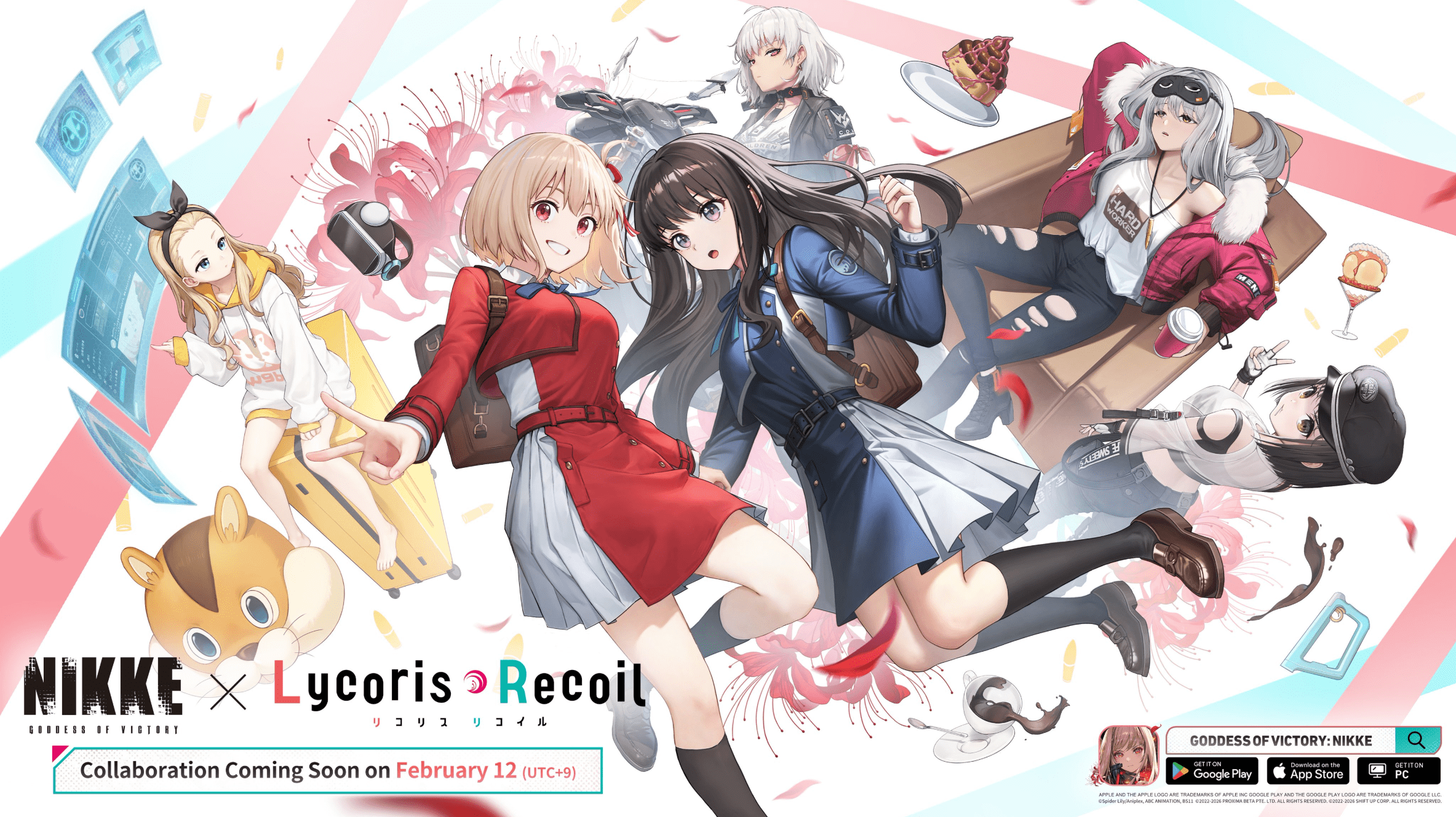 NIKKE Lycoris Recoil Collab – Chisato, Takina, Kurumi Banners, Costumes, Events, Rewards & Release Date