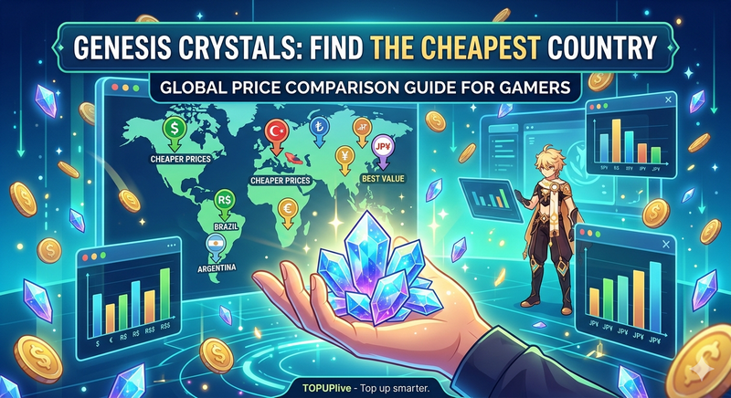Cea mai ieftină țară pentru Cristale Genesis: Unde este reîncărcarea Genshin Impact cea mai accesibilă?