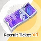 Recruit Ticket x1