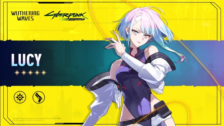 Wuwa x Cyberpunk Collab Lucy Guide: Kit, Materials, Eco Sets, Weapon & Team
