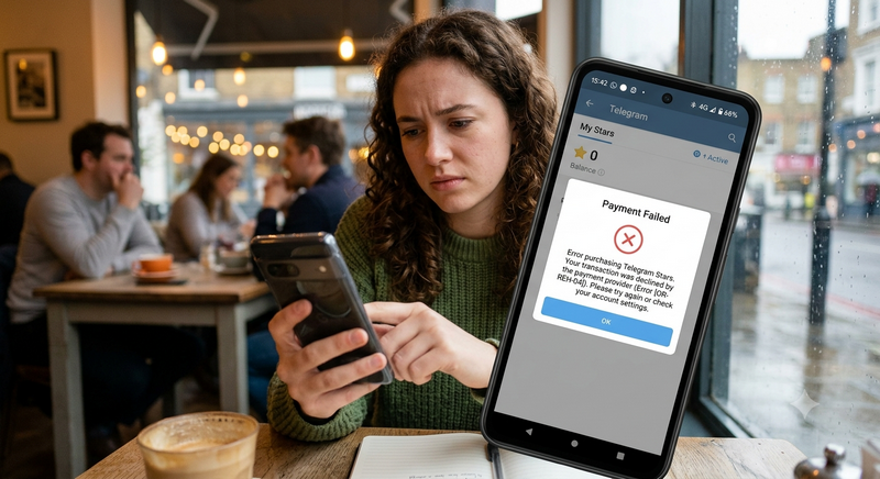 Telegram Stars Payment Failed? Common Reasons and How to Fix It
