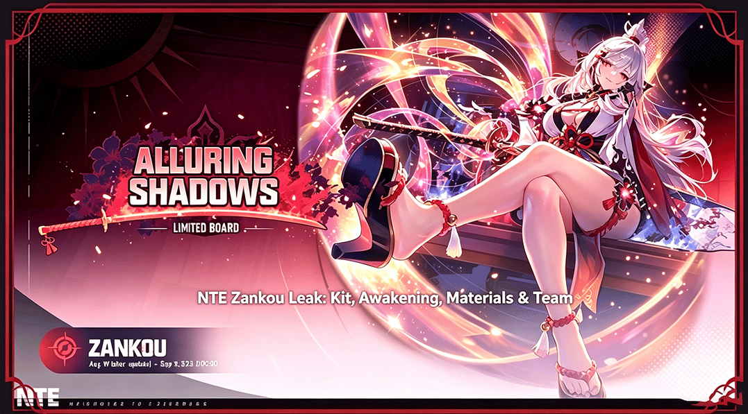 NTE 1.3 Zankou Leak: Kit, Awakening, Arcs, Materials & Team