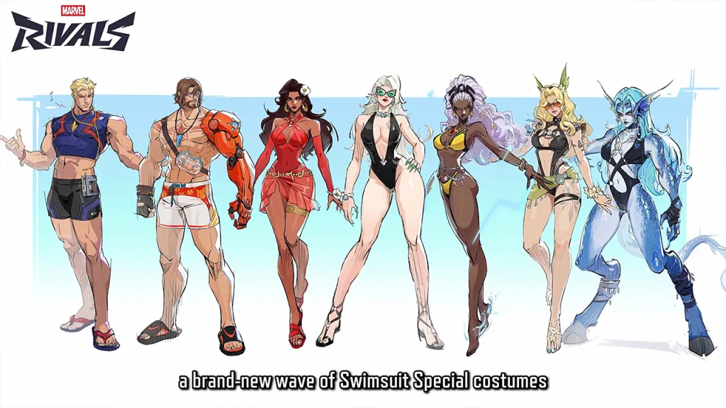 Marvel Rivals Summer Skins Guide: Storm, Scarlet Witch, Magik, Winter Soldier, Star-Lord & Black Cat Swimsuits