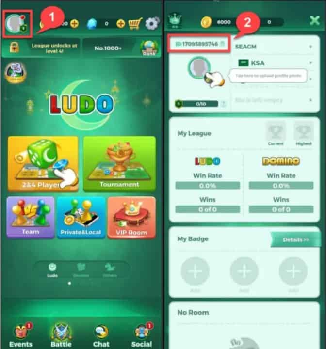 Cara menyemak ID Yalla Ludo.