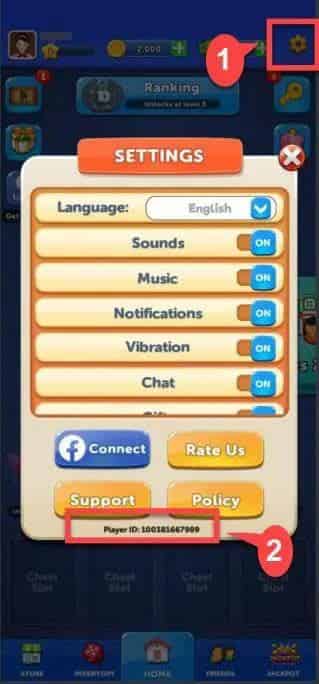 How to check Ludo Club Kontanter/mønter ID