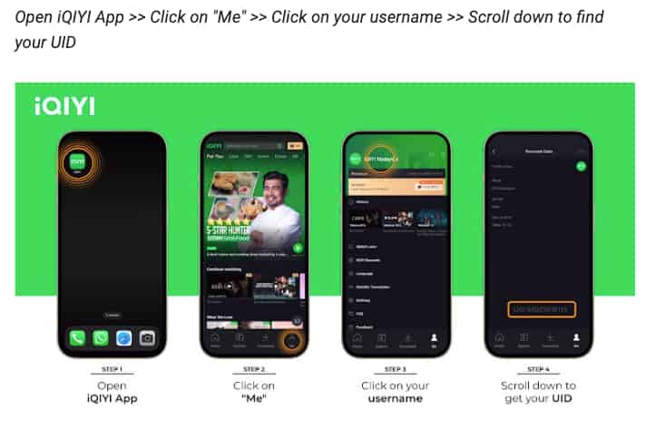 How to check iQIYI (CA) VIP ID