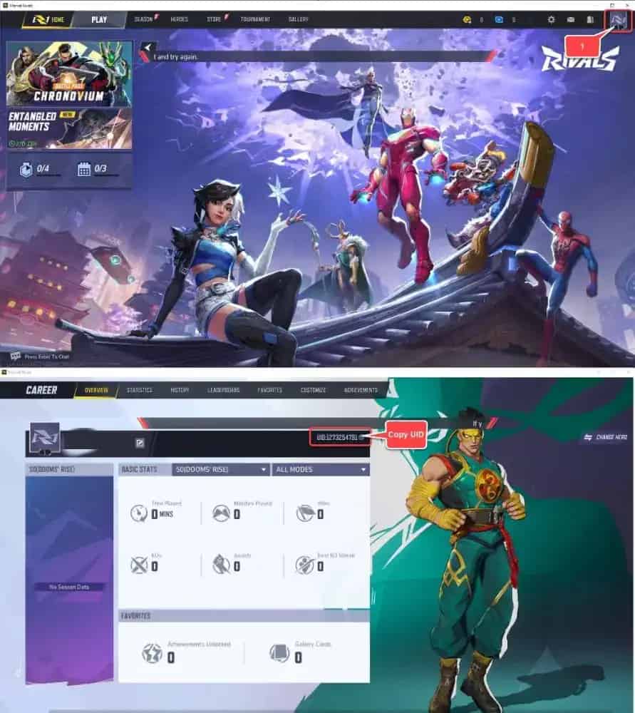 วิธีตรวจสอบรหัส Marvel Rivals