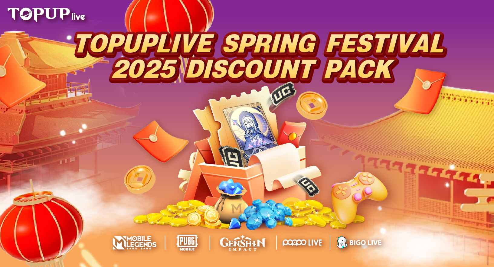 How to check TOPUPlive 2025 Spring Festival Campaign: Exclusive Discounts & Game Top-Up Offers ID
