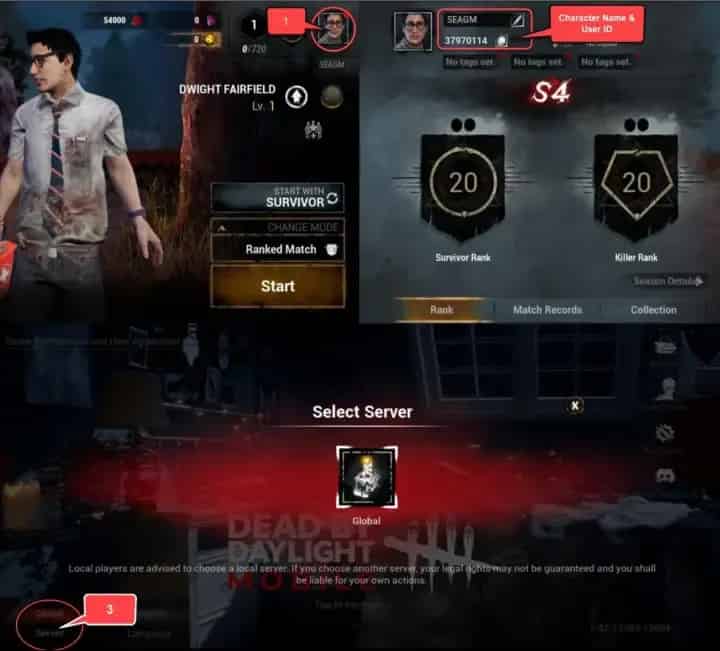 วิธีตรวจสอบรหัส Dead by Daylight Mobile