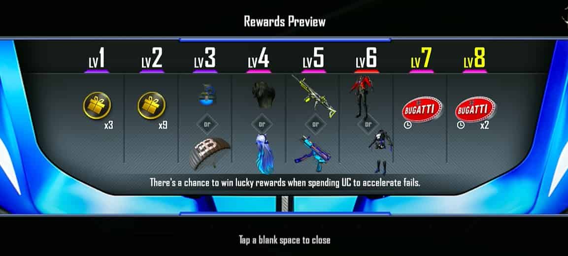 How to check PUBG Mobile x Bugatti : Own The Dream ID