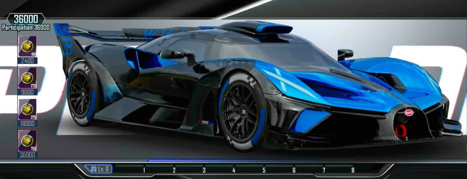 如何檢查PUBG Mobile x Bugatti：夢想已至ID