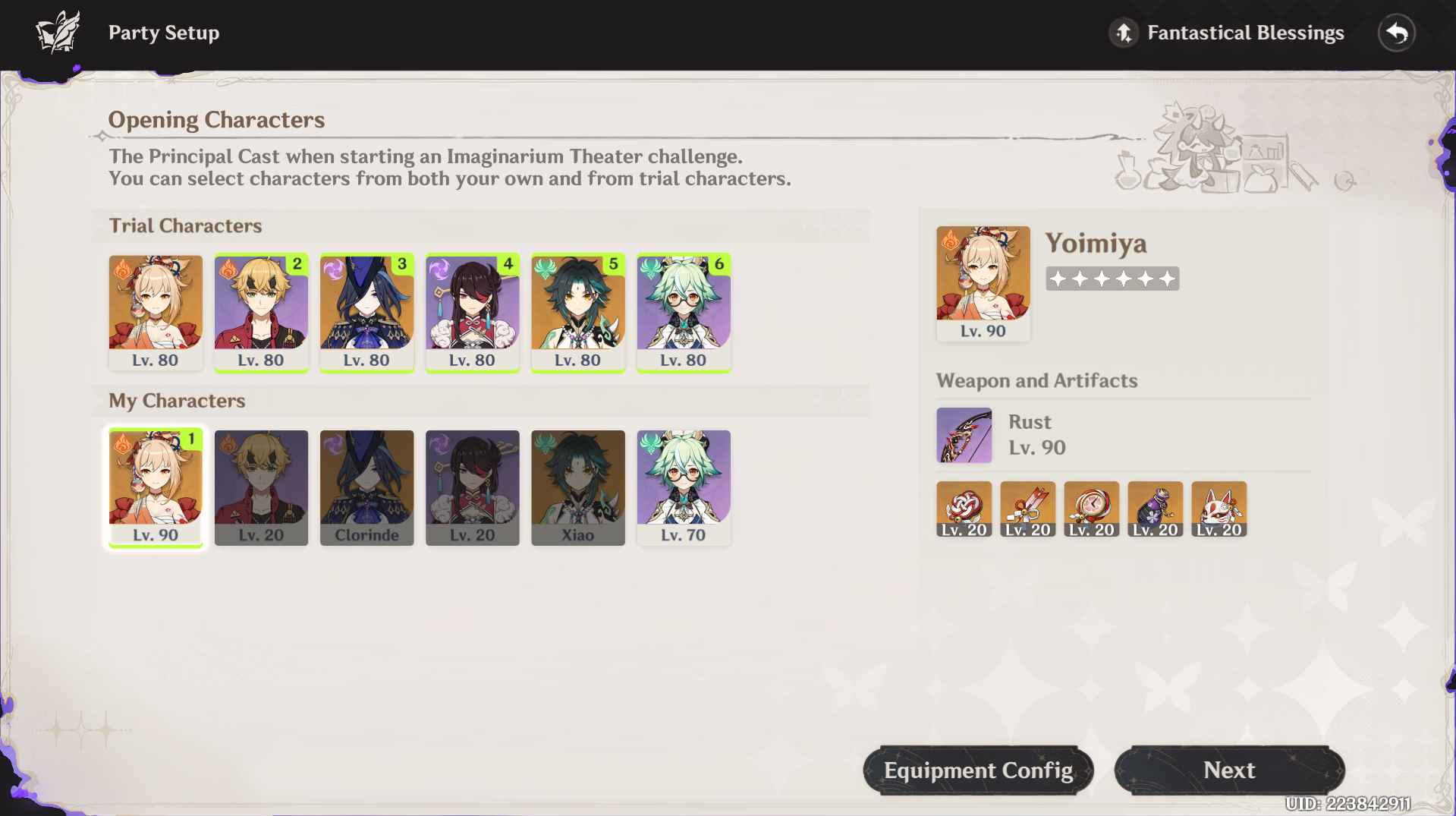 How to check Genshin Impact April Imaginarium Theater Guide – Easily Earn 800 Primogems! ID