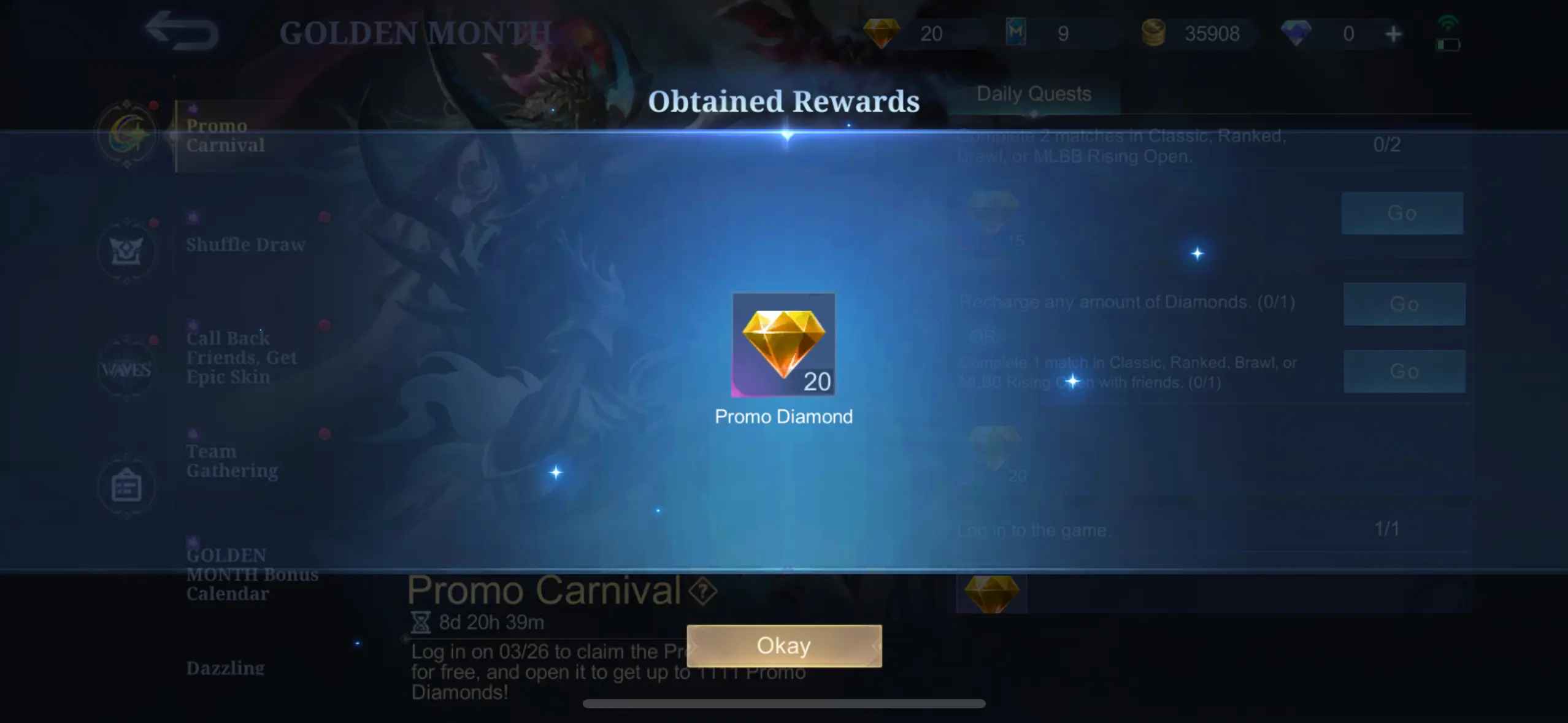 How to check Mobile Legends: Bang Bang - Ways to Obtain Free Diamonds ID
