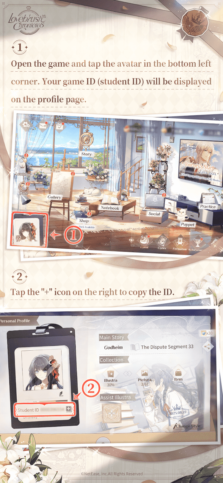 วิธีตรวจสอบรหัส Lovebrush Chronicles