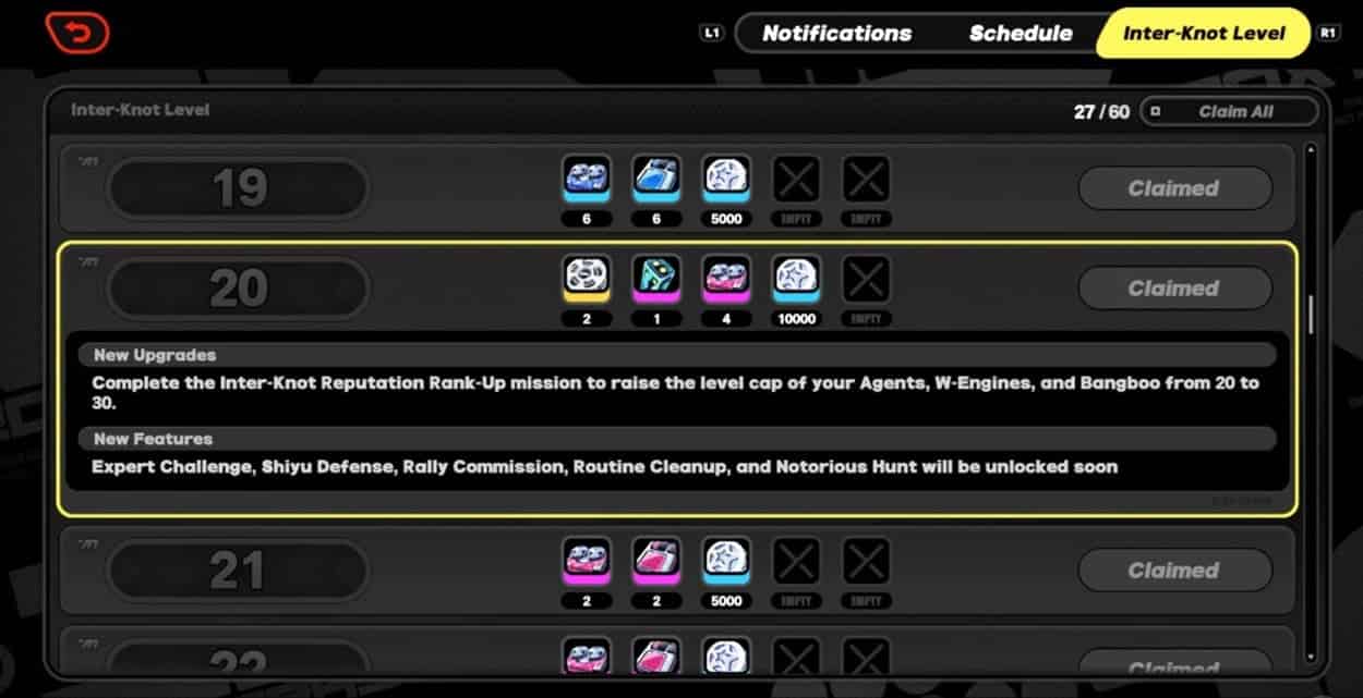 How to check Zenless Zone Zero Guide to Increasing Your Inter-Knot Level and Reputation ID