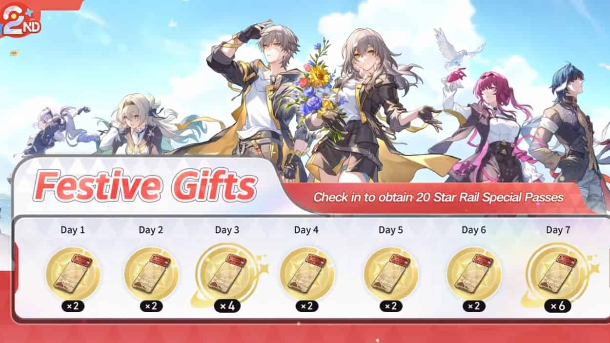 How to check Honkai Star Rail 2nd Anniversary Events and Rewards ID