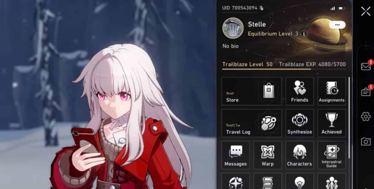 How to check Honkai: Star Rail Guide to Increasing Your Trailblaze Level ID