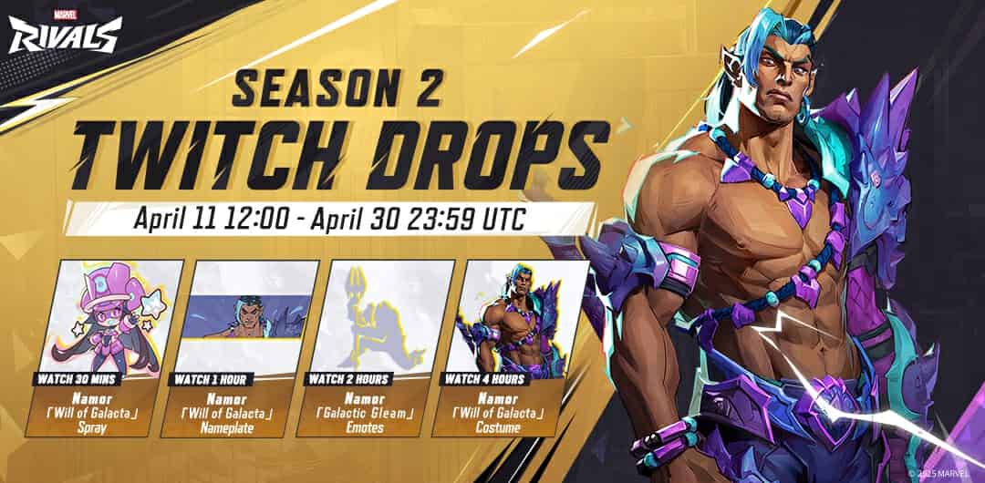 How to check Marvel Rivals Season 2 Twitch Drops & New Skin Color Swap System ID