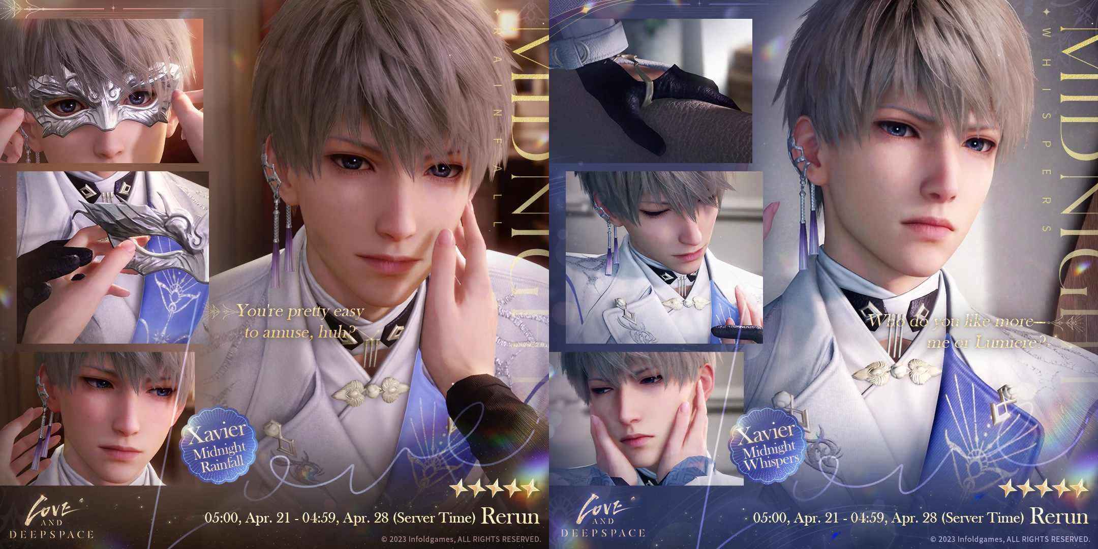 How to check Love and Deepspace | Xavier Shimmering Moonlight Limited-Time Rerun Preview ID