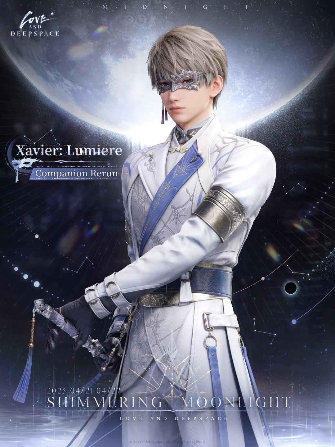 How to check Love and Deepspace | Xavier Shimmering Moonlight Limited-Time Rerun Preview ID