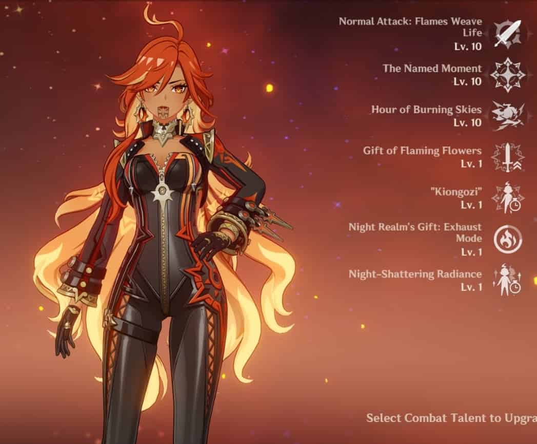 How to check Genshin Impact Guide to Mavuika Character - Best Build ID