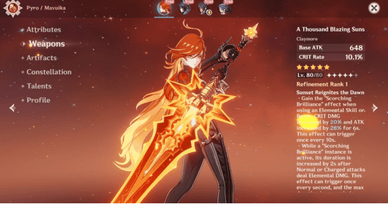 如何检查原神 玛薇卡角色指南:最强培养攻略 / 最佳构建方案ID