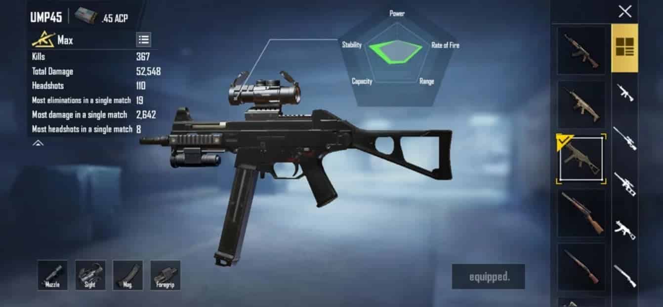 How to check Best Guns for 1v4 Clutches in PUBG Mobile: Dominate Solo vs Squad Fights ID